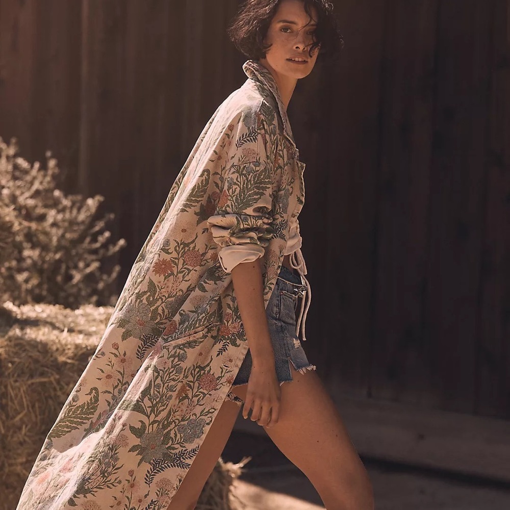 NWOT Wrangler 1970’s Floral Duster Cardigan